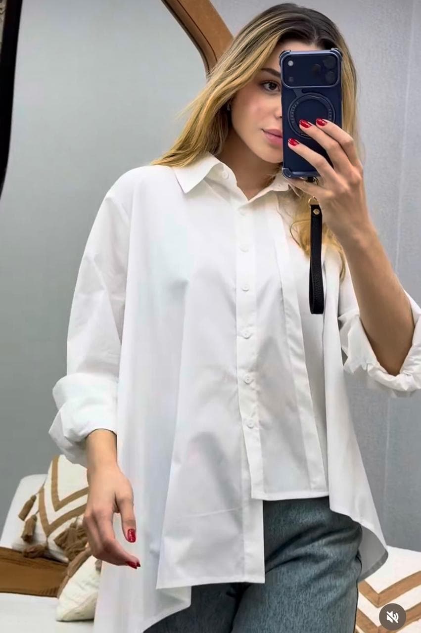 Camisa no Tricoline